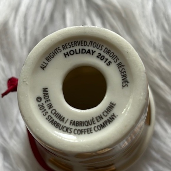 Starbucks Holiday Hearts Mug Ornament - Picture 7 of 9